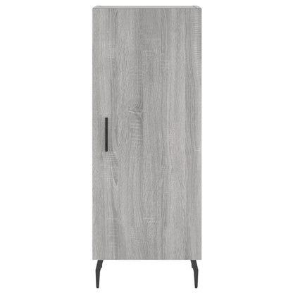 Highboard Grey Sonoma 34,5x34x180 cm Engineered Wood