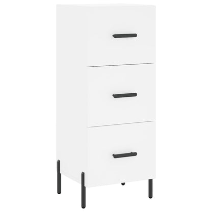 Highboard White 34,5x34x180 cm Engineered Wood