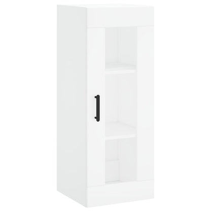 Highboard White 34,5x34x180 cm Engineered Wood