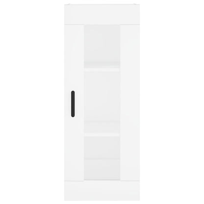 Highboard White 34,5x34x180 cm Engineered Wood