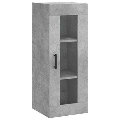 Highboard Concrete Grey 34,5x34x180 cm Engineered Wood