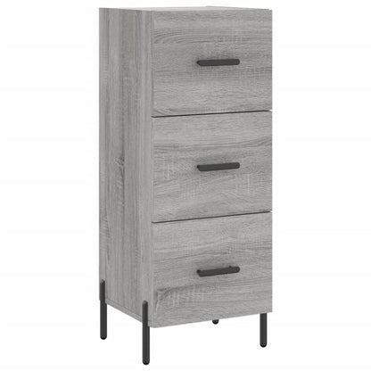 Highboard Grey Sonoma 34,5x34x180 cm Engineered Wood