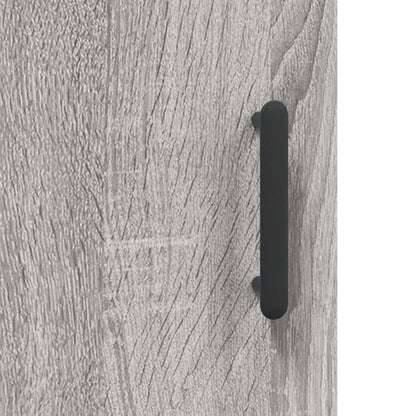 Highboard Grey Sonoma 34,5x34x180 cm Engineered Wood