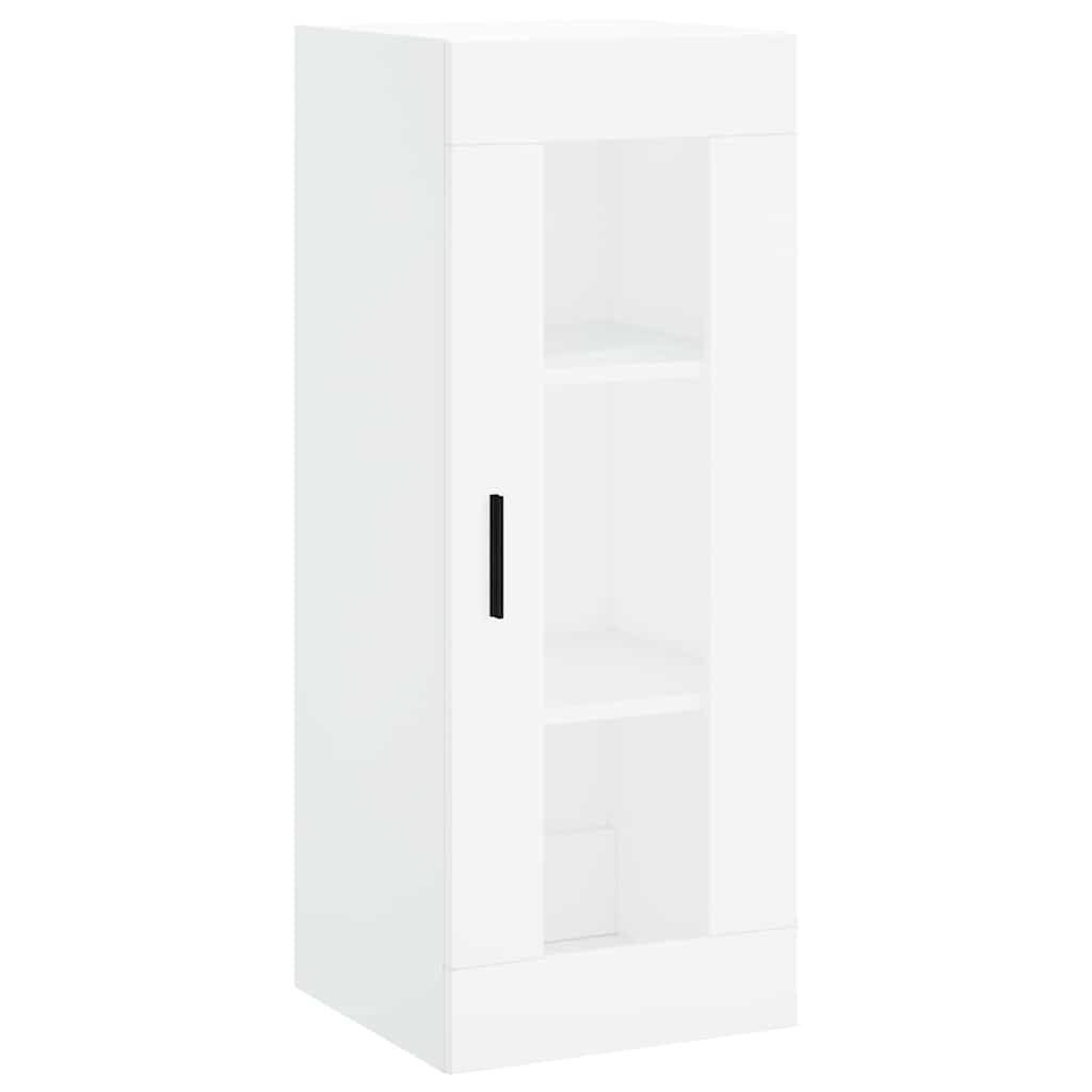 Highboard White 34,5x34x180 cm Engineered Wood
