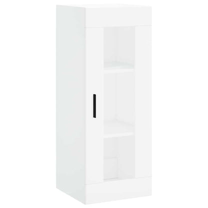 Highboard White 34,5x34x180 cm Engineered Wood
