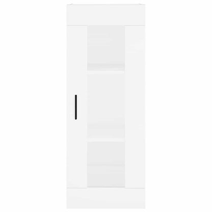 Highboard White 34,5x34x180 cm Engineered Wood