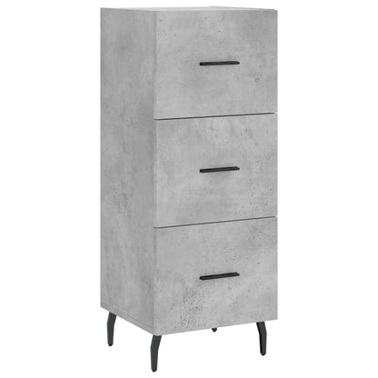 Highboard Concrete Grey 34,5x34x180 cm Engineered Wood