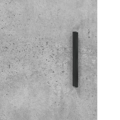 Highboard Concrete Grey 34,5x34x180 cm Engineered Wood