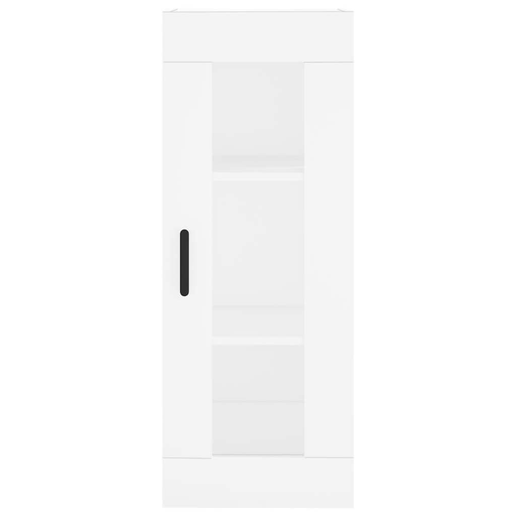 Highboard White 34,5x34x180 cm Engineered Wood