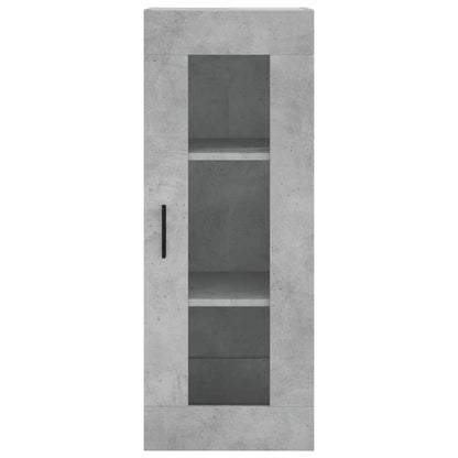 Highboard Concrete Grey 34,5x34x180 cm Engineered Wood
