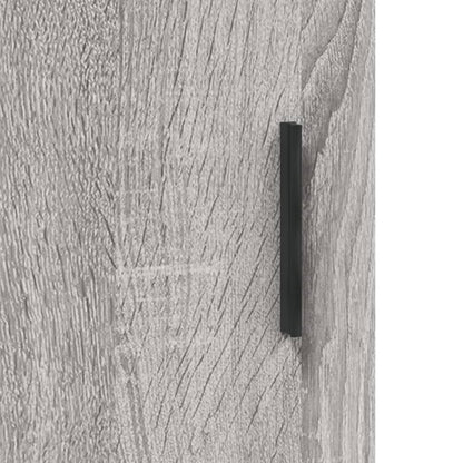 Highboard Grey Sonoma 34,5x34x180 cm Engineered Wood
