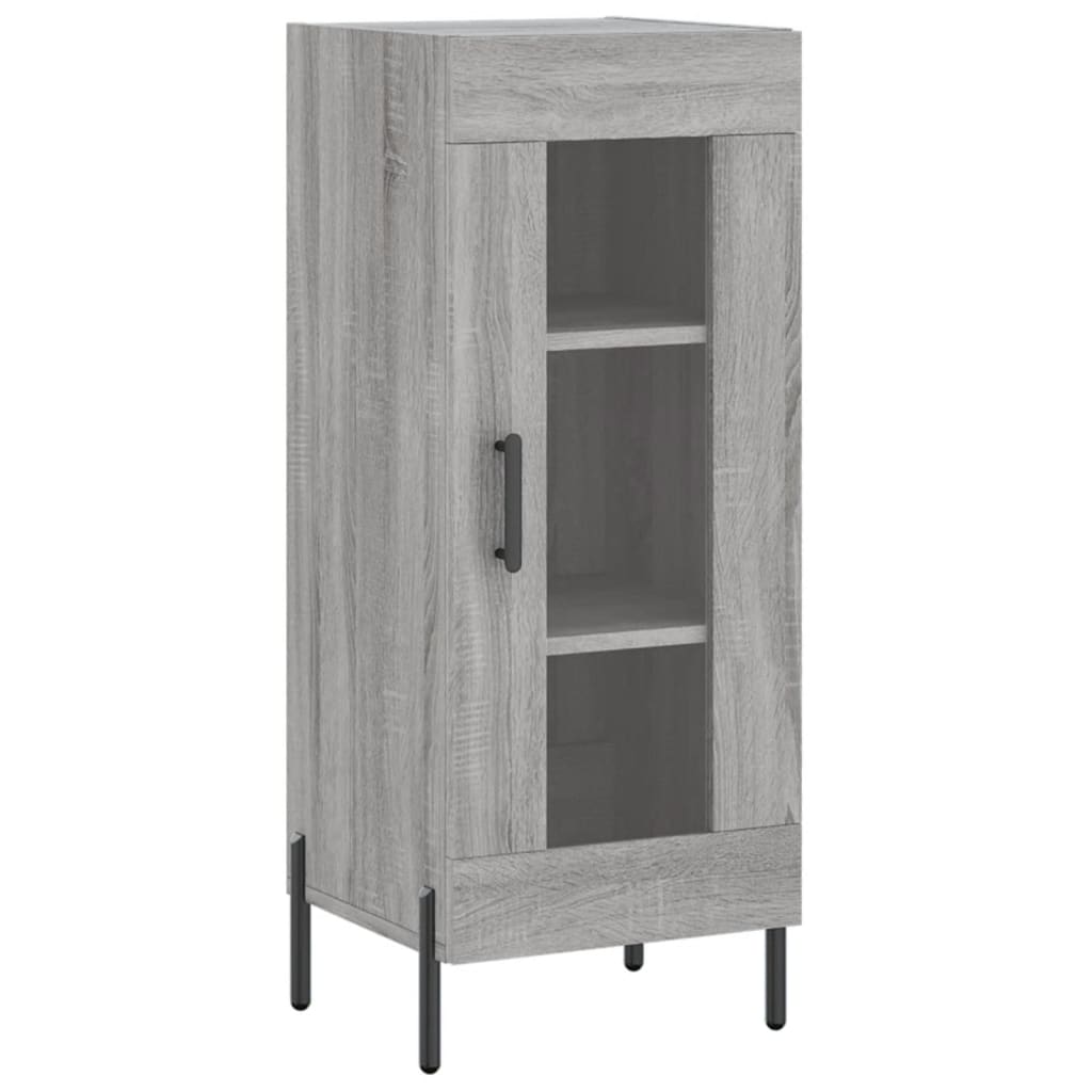 Highboard Grey Sonoma 34,5x34x180 cm Engineered Wood