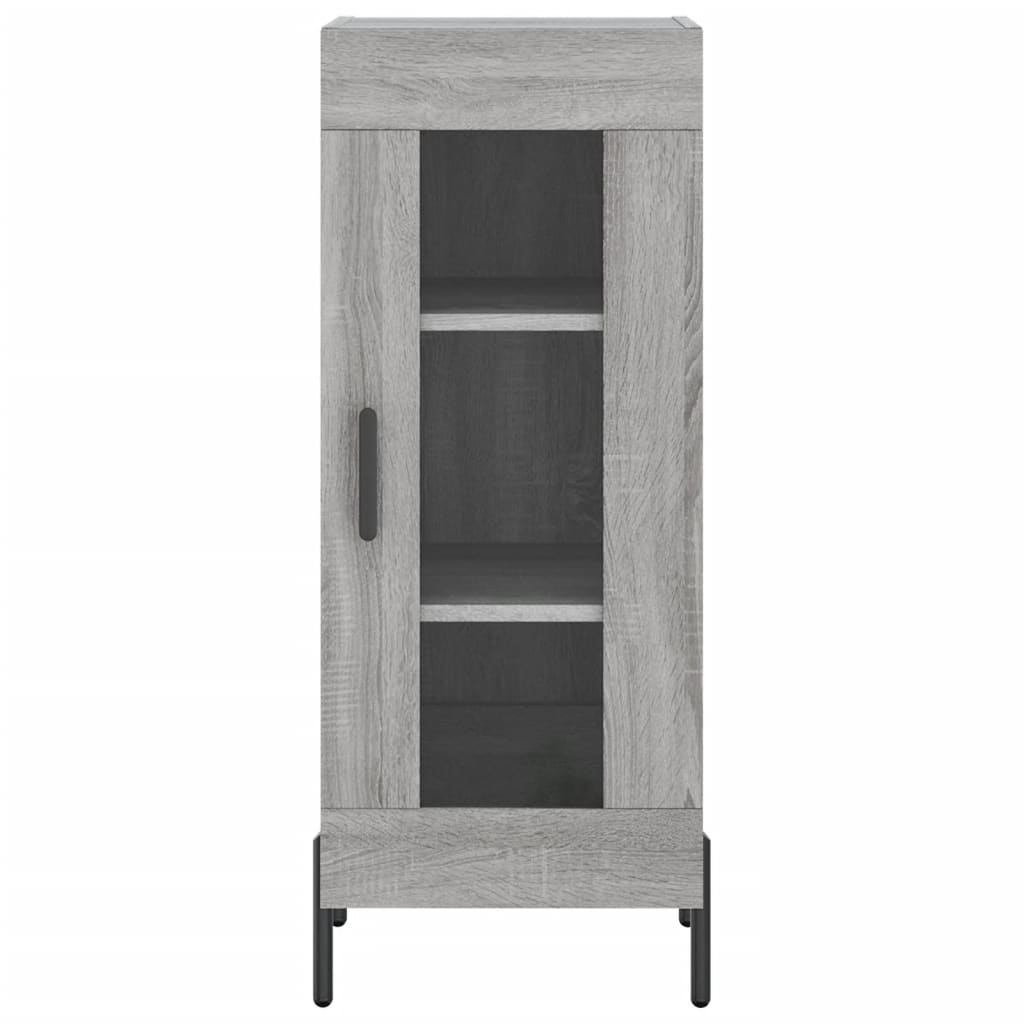 Highboard Grey Sonoma 34,5x34x180 cm Engineered Wood
