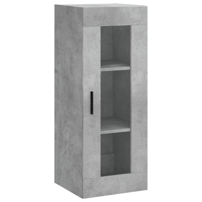 Highboard Concrete Grey 34,5x34x180 cm Engineered Wood