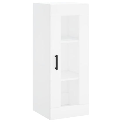 Highboard White 34,5x34x180 cm Engineered Wood