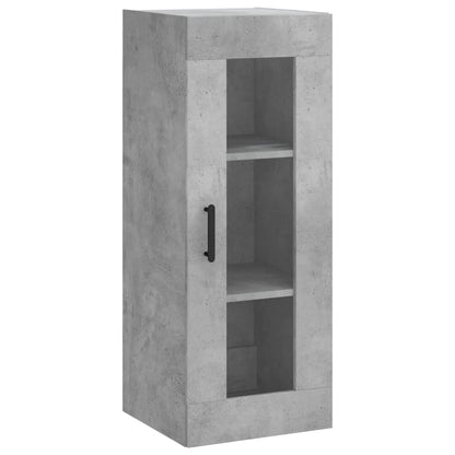 Highboard Concrete Grey 34,5x34x180 cm Engineered Wood