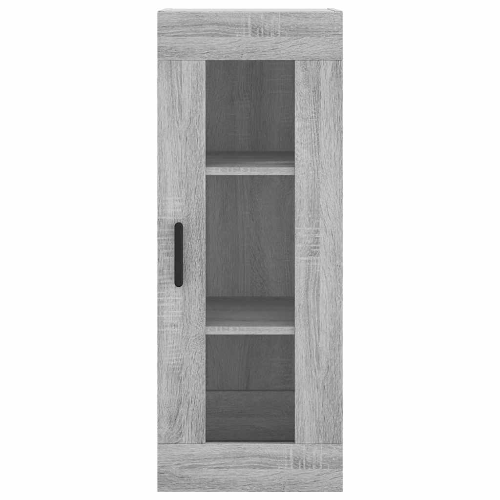 Highboard Grey Sonoma 34,5x34x180 cm Engineered Wood