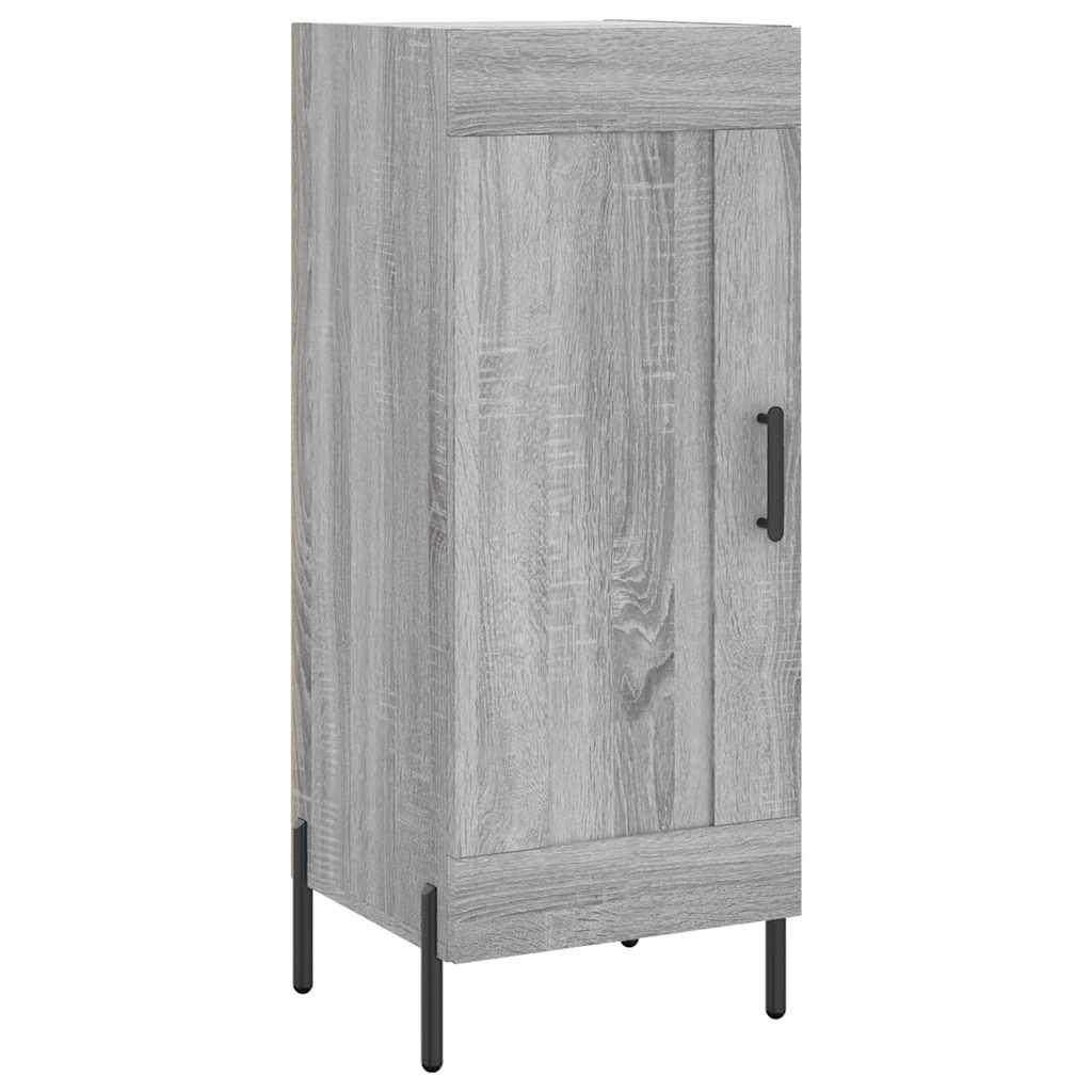 Highboard Grey Sonoma 34,5x34x180 cm Engineered Wood
