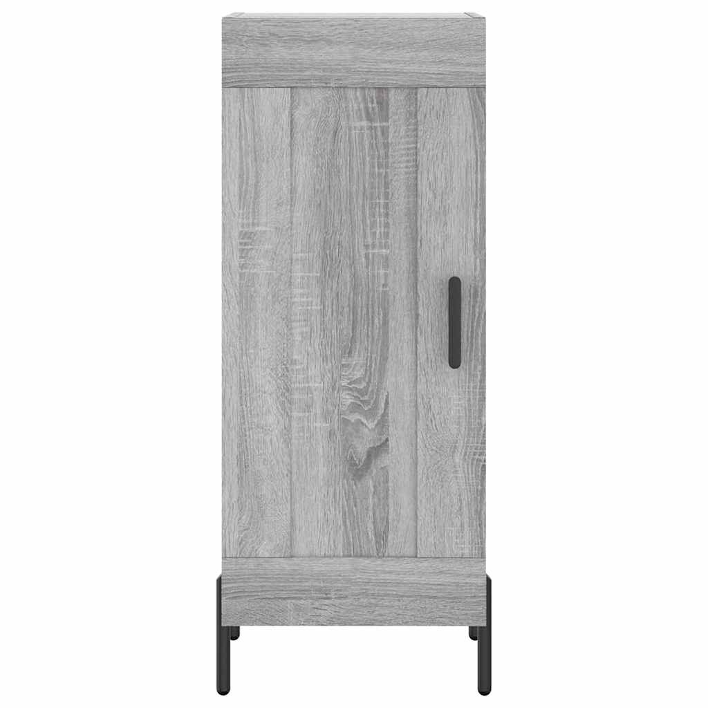Highboard Grey Sonoma 34,5x34x180 cm Engineered Wood