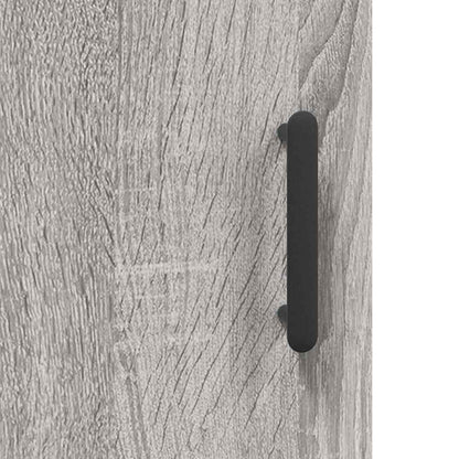 Highboard Grey Sonoma 34,5x34x180 cm Engineered Wood