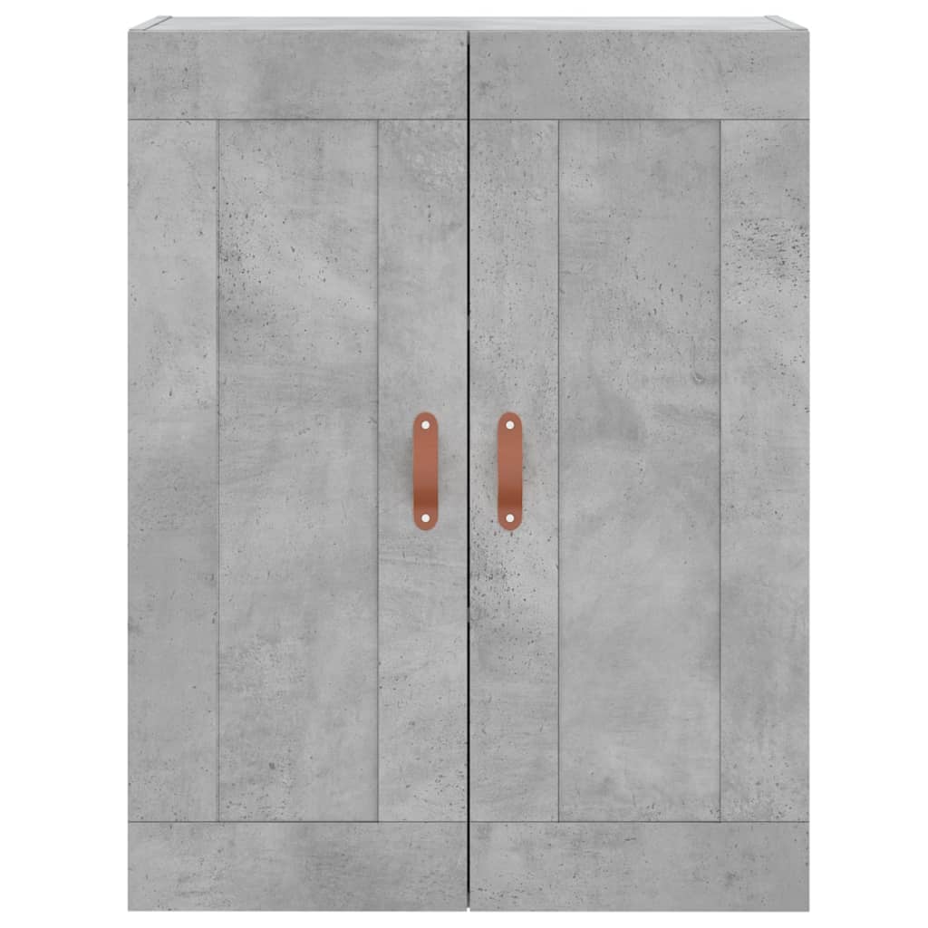 Highboard Concrete Grey 69,5x34x180 cm Engineered Wood