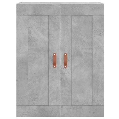 Highboard Concrete Grey 69,5x34x180 cm Engineered Wood