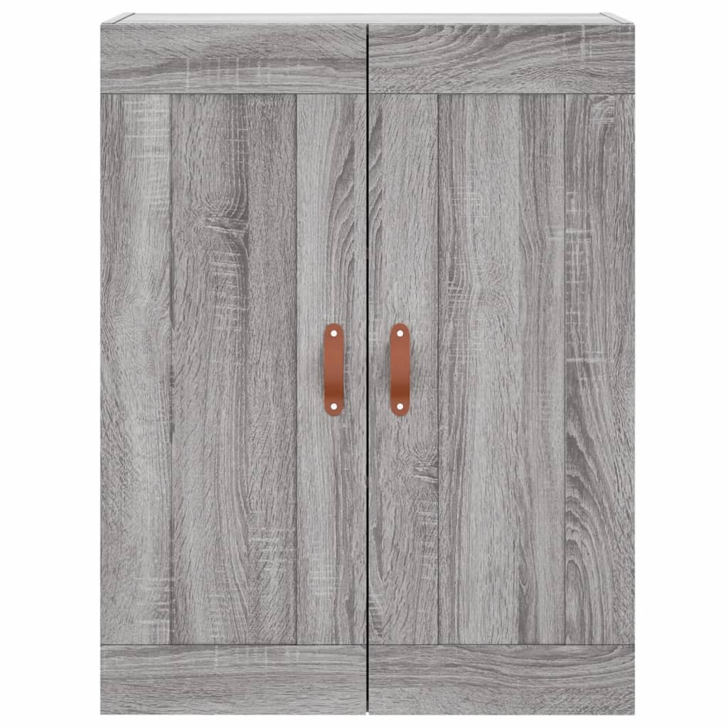 Highboard Grey Sonoma 69,5x34x180 cm Engineered Wood