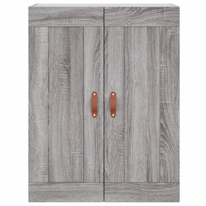Highboard Grey Sonoma 69,5x34x180 cm Engineered Wood