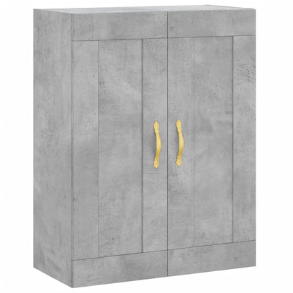 Highboard Concrete Grey 69,5x34x180 cm Engineered Wood