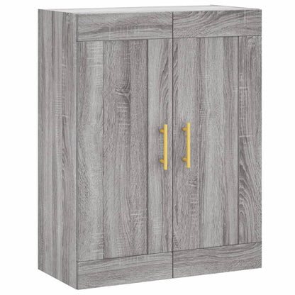 Highboard Grey Sonoma 69.5x34x180 cm Engineered Wood