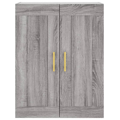 Highboard Grey Sonoma 69.5x34x180 cm Engineered Wood