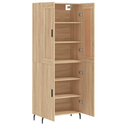Highboard Sonoma Oak 69.5x34x180 cm Engineered Wood
