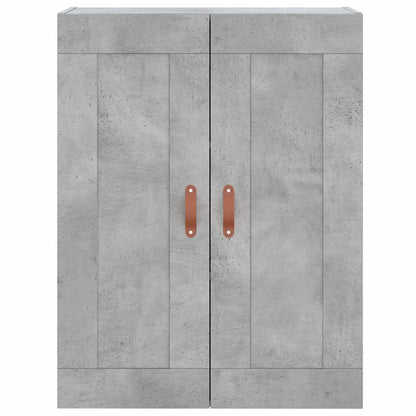 Highboard Concrete Grey 69,5x34x180 cm Engineered Wood