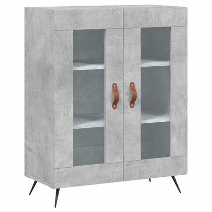 Highboard Concrete Grey 69,5x34x180 cm Engineered Wood