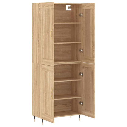 Highboard Sonoma Oak 69,5x34x180 cm Engineered Wood