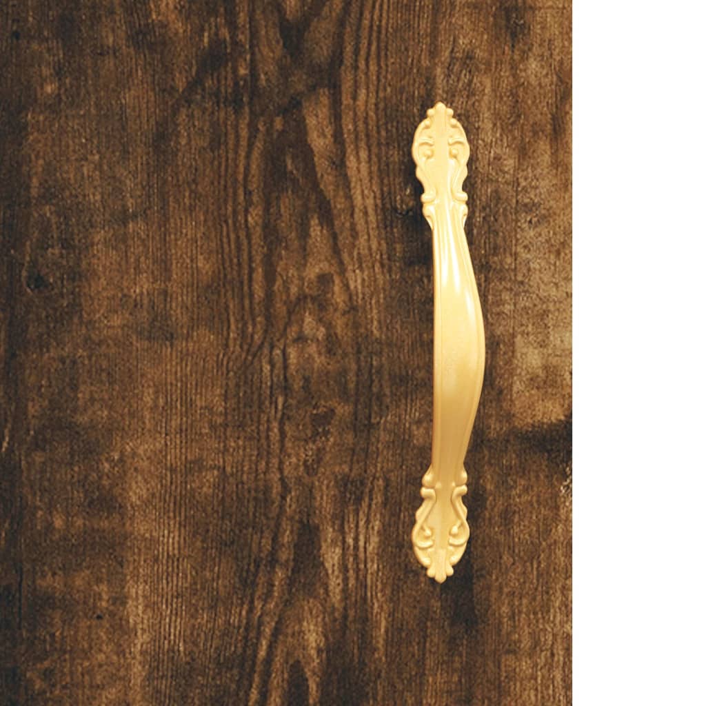 Highboard Smoked Oak 69,5x34x180 cm Engineered Wood