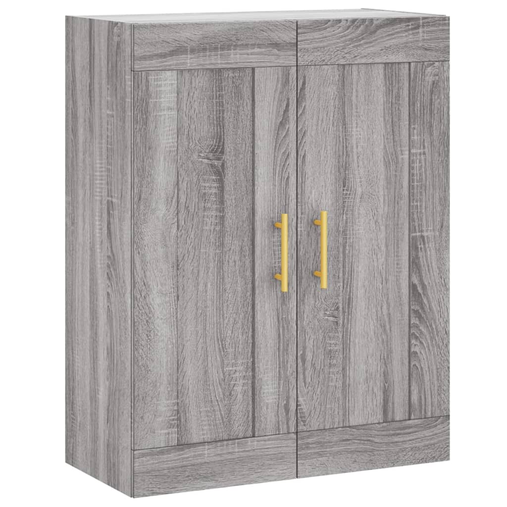 Highboard Grey Sonoma 69.5x34x180 cm Engineered Wood