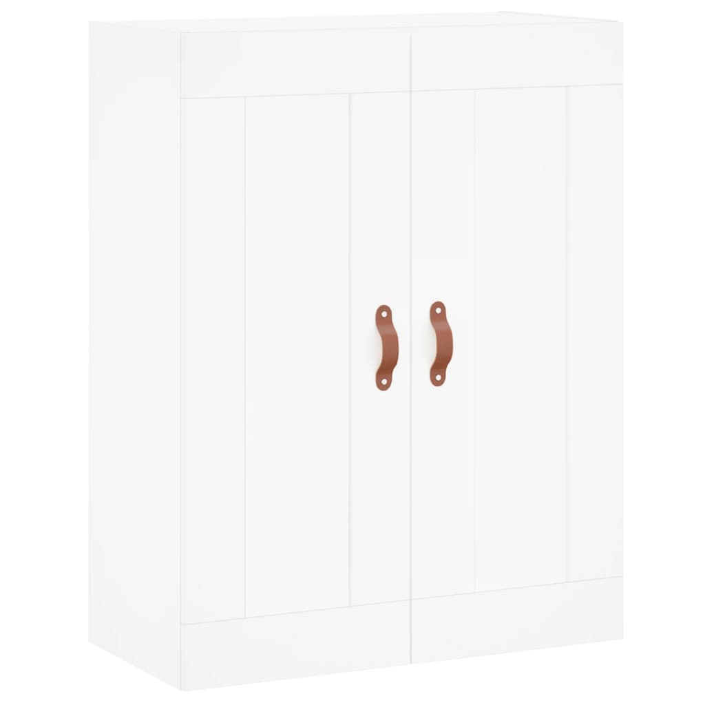 Highboard White 69,5x34x180 cm Engineered Wood