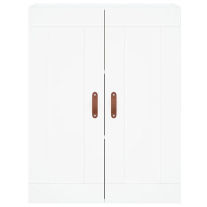 Highboard White 69,5x34x180 cm Engineered Wood