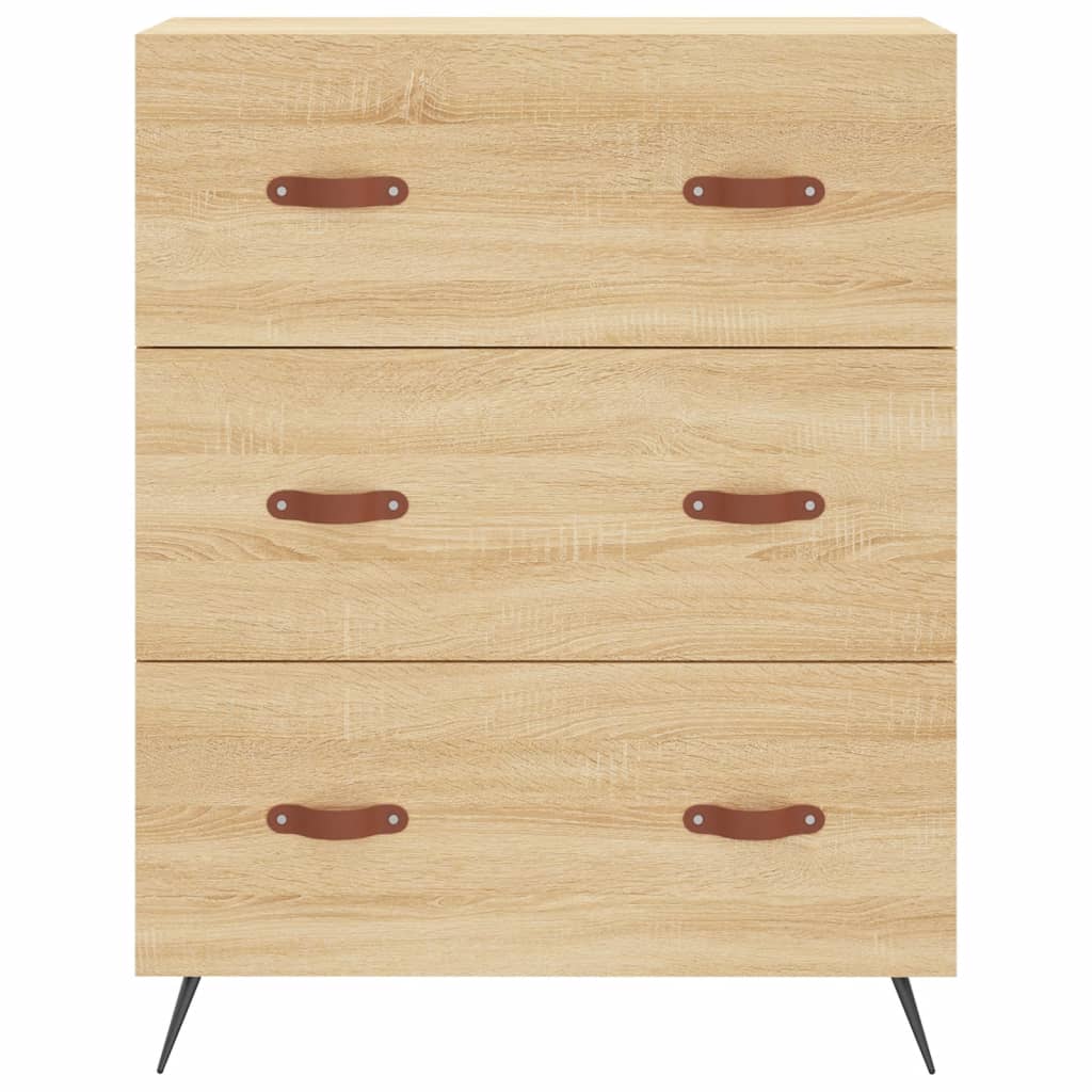 Highboard Sonoma Oak 69,5x34x180 cm Engineered Wood