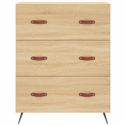Highboard Sonoma Oak 69,5x34x180 cm Engineered Wood