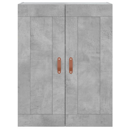 Highboard Concrete Grey 69,5x34x180 cm Engineered Wood