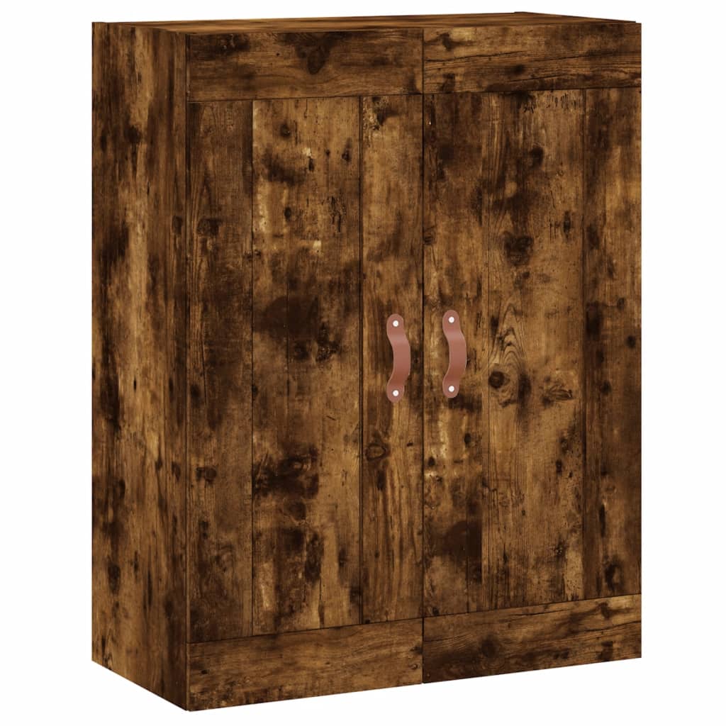 Highboard Smoked Oak 69,5x34x180 cm Engineered Wood