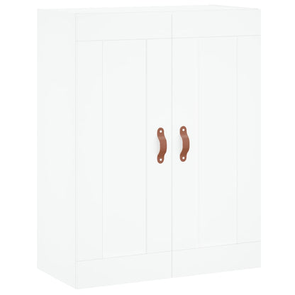 Highboard White 69,5x34x180 cm Engineered Wood
