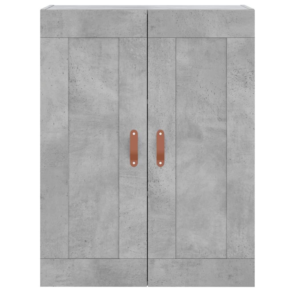 Highboard Concrete Grey 69,5x34x180 cm Engineered Wood