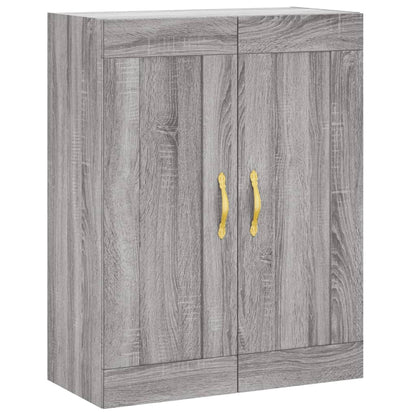Highboard Grey Sonoma 69,5x34x180 cm Engineered Wood