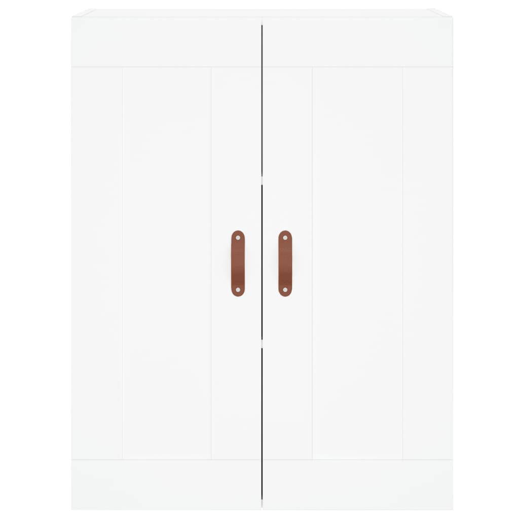 Highboard White 69,5x34x180 cm Engineered Wood