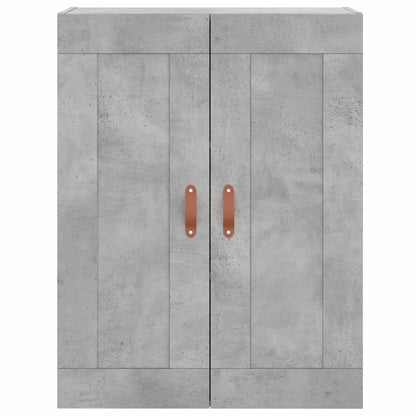 Highboard Concrete Grey 69,5x34x180 cm Engineered Wood