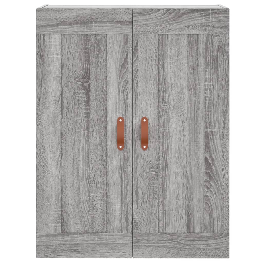 Highboard Grey Sonoma 69,5x34x180 cm Engineered Wood