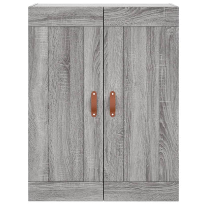 Highboard Grey Sonoma 69,5x34x180 cm Engineered Wood